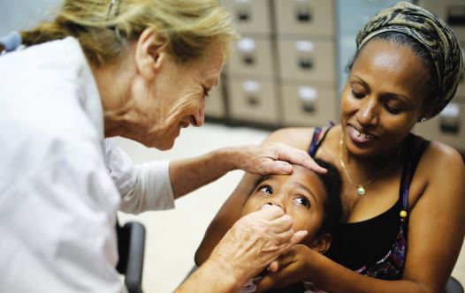 AN ISRAELI CHILD receives the polio vaccine in 2013 (credit: REUTERS)