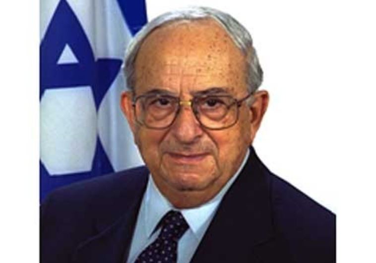 Former president Yitzhak Navon (credit: Courtesy)