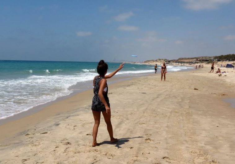 Palmahim Beach in the summer  (credit: DOV GREENBLAT/SPNI)