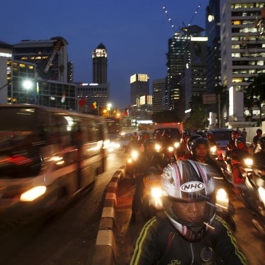 A main street in central Jakarta  (credit: REUTERS)