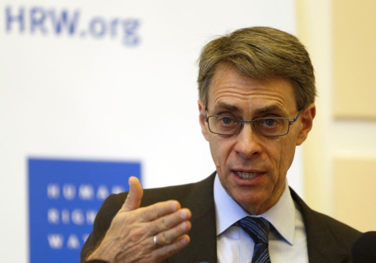 Human Rights Watch Executive Director Kenneth Roth  (credit: REUTERS)
