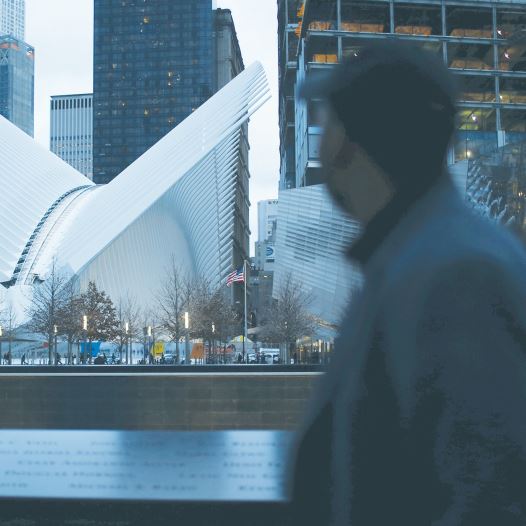 9/11 GROUND ZERO today includes numerous skyscrapers and the recently opened World Trade Center Transportation Hub designed by Santiago Calatrava. (credit: REUTERS)