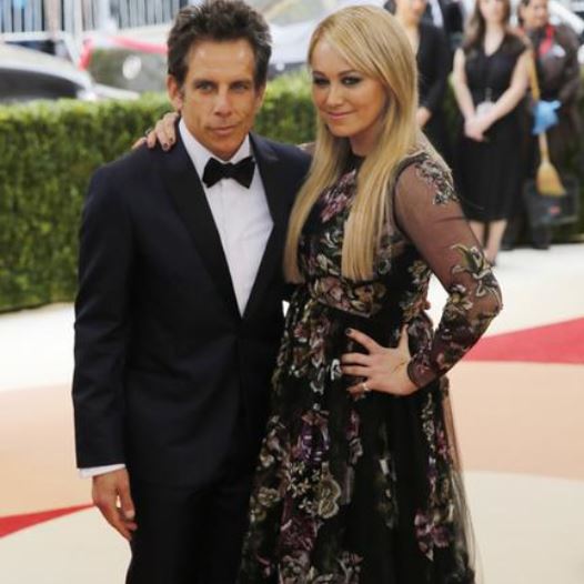 Ben Stiller and Christine Taylor (credit: EDUARDO MUNOZ / REUTERS)