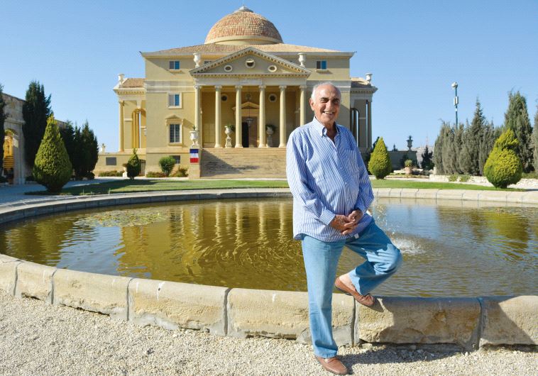 Al-Masri and his mansion in Nablus (credit: UDI SHAHAM)