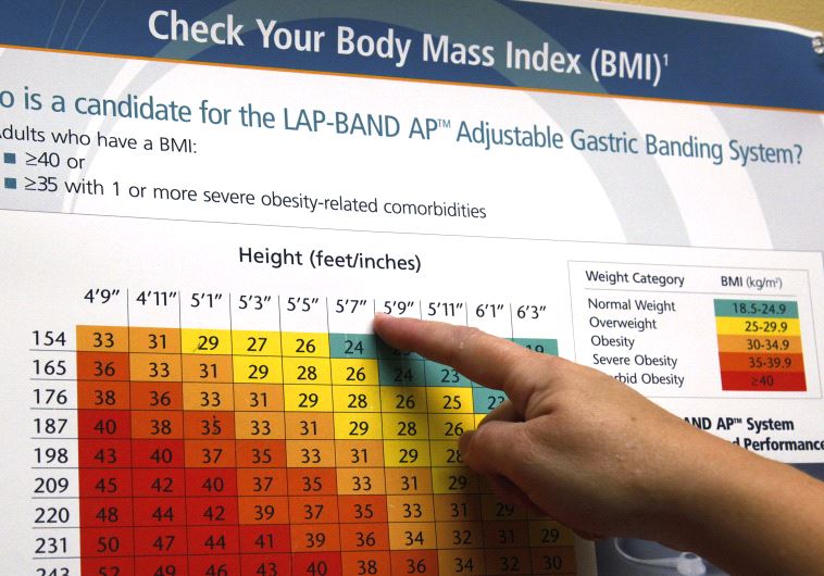 BMI chart.  (credit: REUTERS)