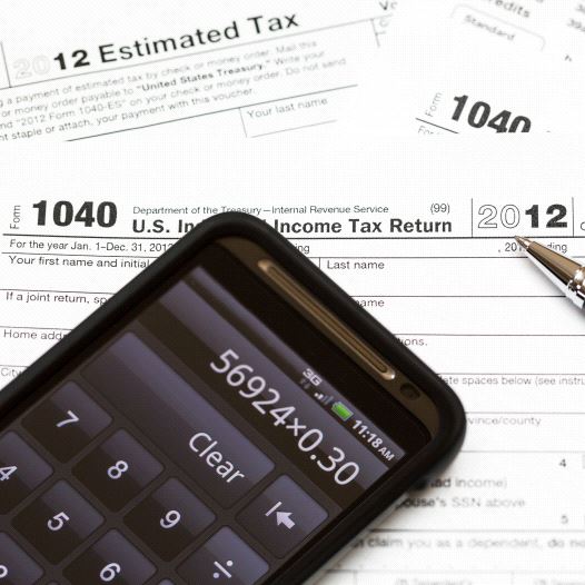 US tax form (illustrative) (credit: INGIMAGE)