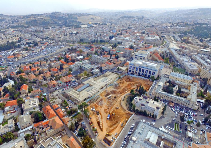 Bezalel Academy of Arts and Design excavations (credit: BEZALEL ACADEMY OF ARTS AND DESIGN)