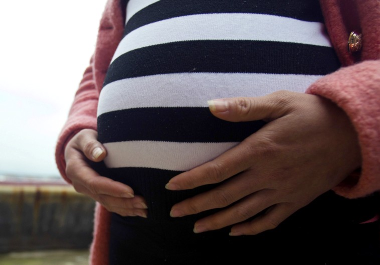 A pregnant woman