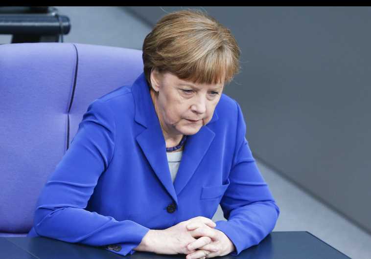 German Chancellor Angela Merkel commemorates the centenary of the massacre of 1.5 million Armenians by Ottoman Turk forces, during a regular session of the German lower house of Parliament, April 24