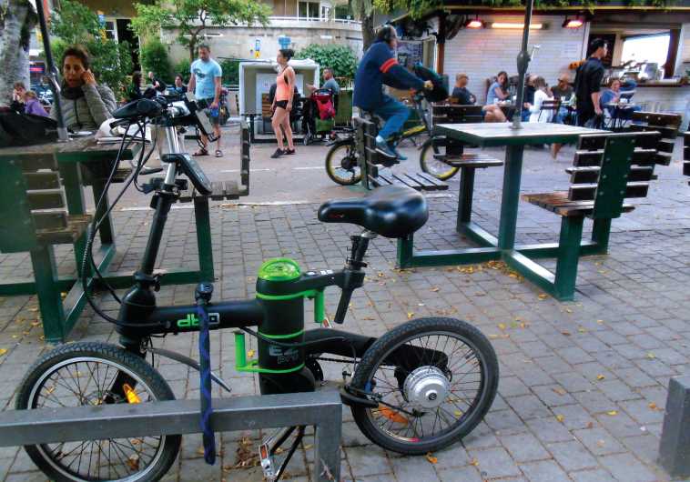 Electric bike in Tel-Aviv