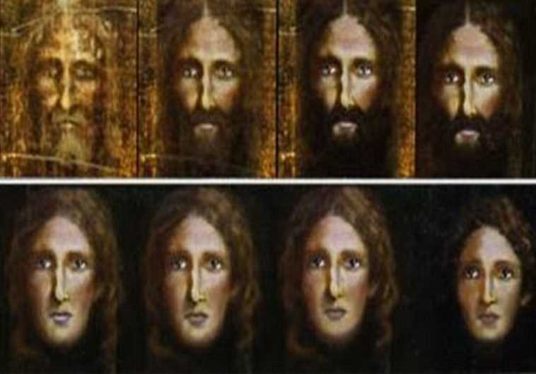 Detectives used a computer program to reverse the ageing process on an image from the Turin Shroud 