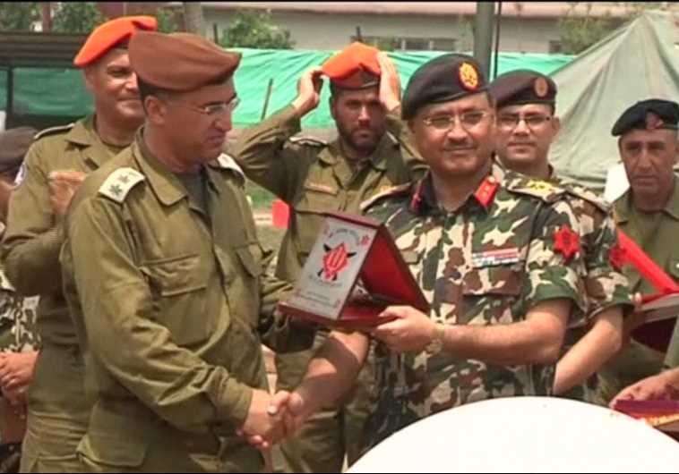 Nepal thanks Israeli medical team as it packs up its field hospital
