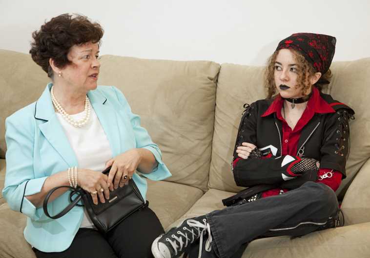 Rebellious teen and worried mother (illustrative)