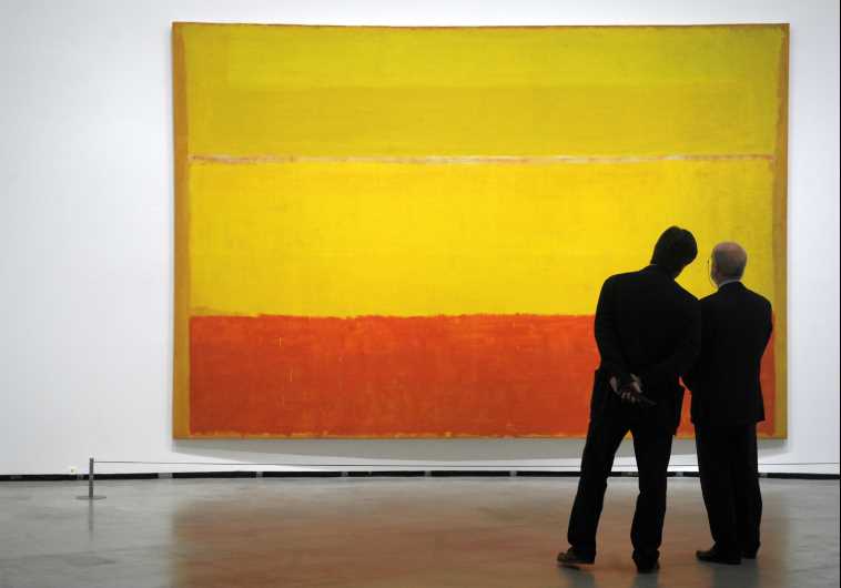 ‘Untitled’: A 1952-53 Rothko painting at an exhibition at the Guggenheim Museum in Bilbao, Spain.