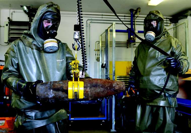 Démantèlement d'armes chimiques
