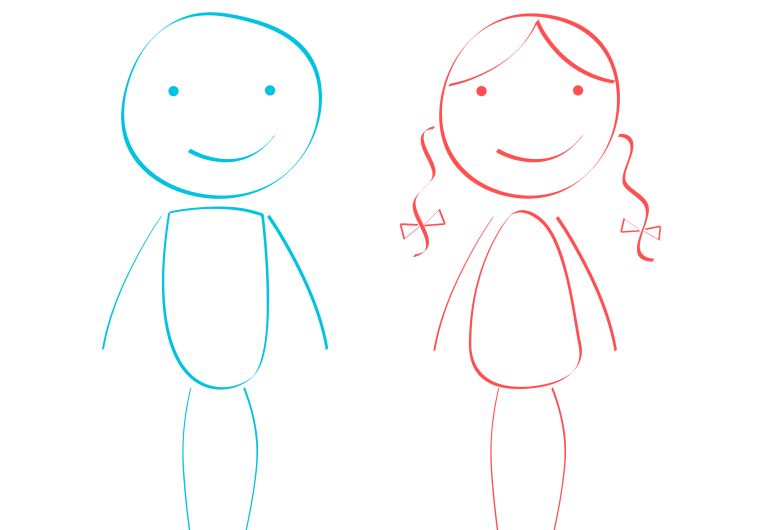 Illustration of kids 