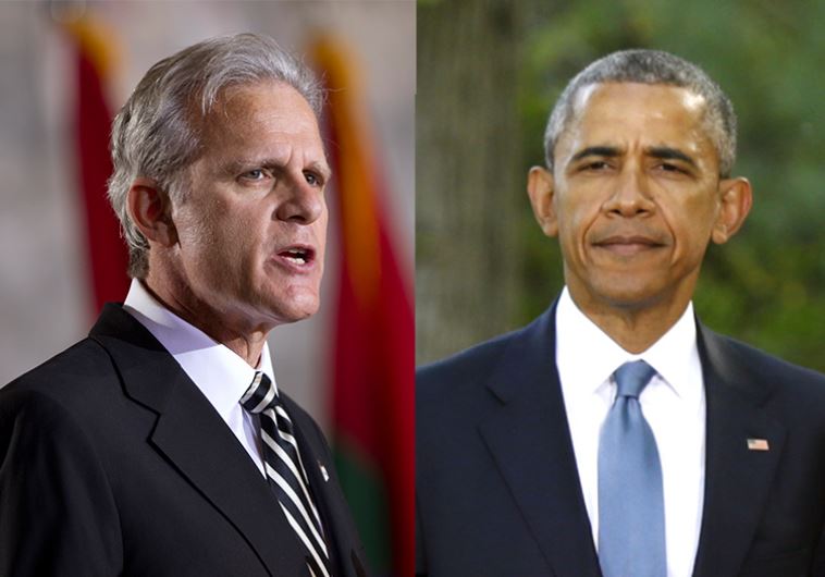 Michael Oren and Barack Obama