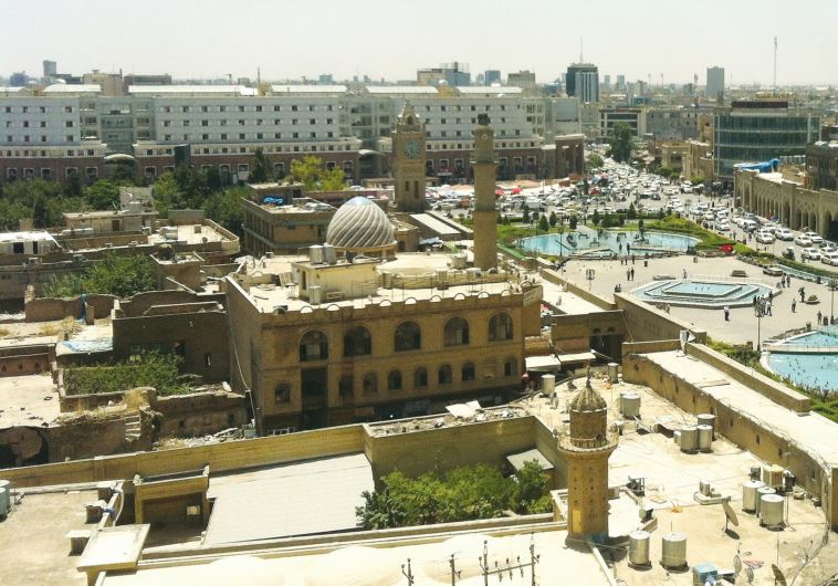 The city center of Erbil, capital of Iraqi-Kurdistan.