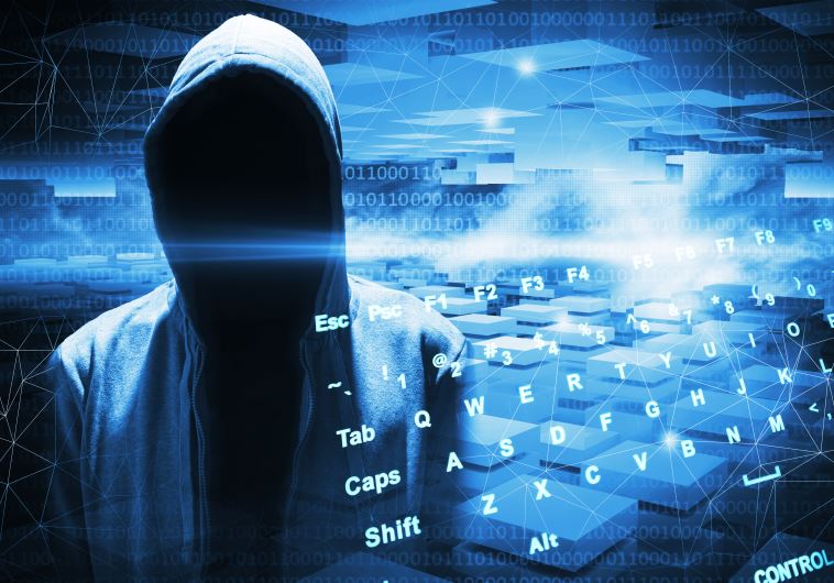 Hacker in a hood