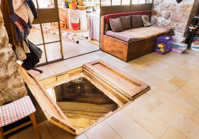Archeological treasure found underneath Jerusalem livingroom.