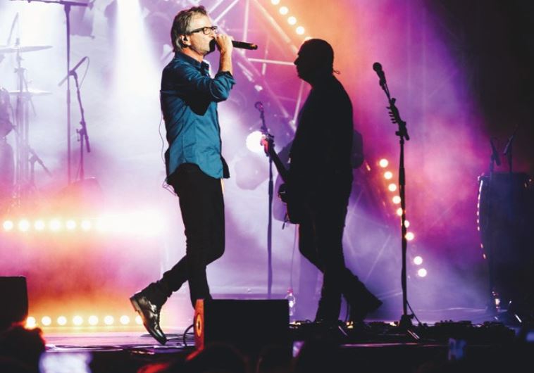 ISRAELI ROCK legends Mashina please the crowd at the Caesarea Amphitheater with some of their classic hits.