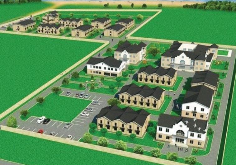 A MODEL of the Anatevka Jewish refugee community being set up in Kiev for displaced persons from eastern Ukraine.