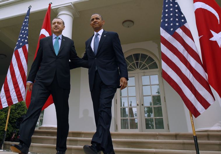   US President Barack Obama and President of Turkey, Recep Tayyip Erdogan 