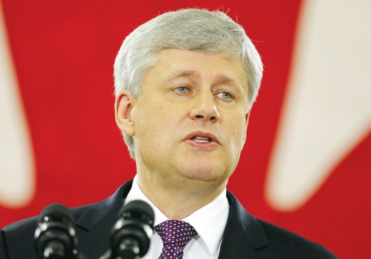 Canada's Prime Minister Stephen Harper speaks at a campaign stop in Toronto last week.
