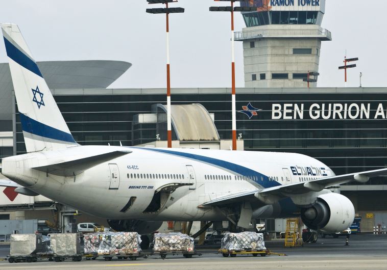 An El Al Boeing 777 aircraft is seen at Tel Aviv’s Ben Gurion International Airport