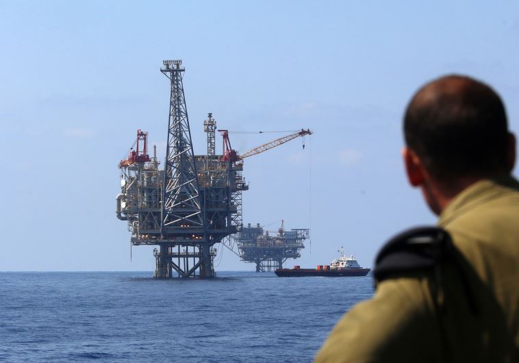 Israel Navy missile ship patrols near Tamar gas field‏