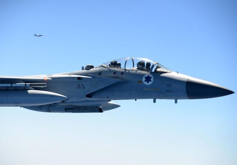 IAF fighter jet during the Red Flag joint exercise at Nellis air force base in Nevada 