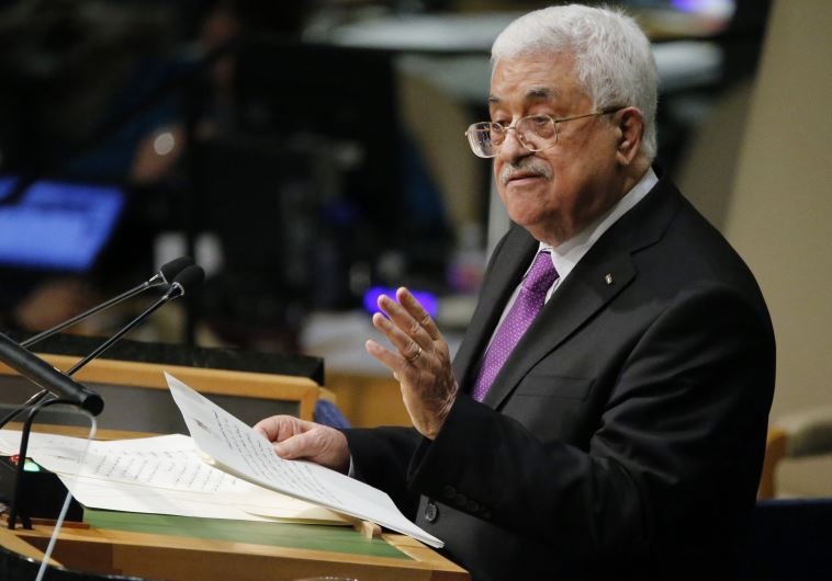 Palestinian Authority President Mahmoud Abbas addresses UN General Assembly
