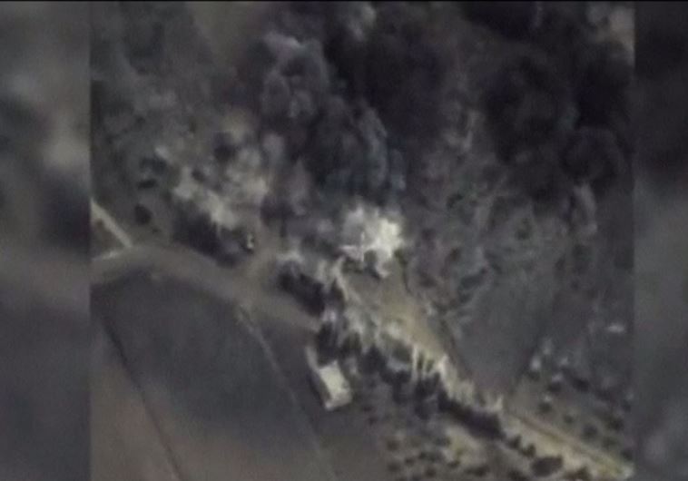 Russia releases footage of airstrikes in Syria