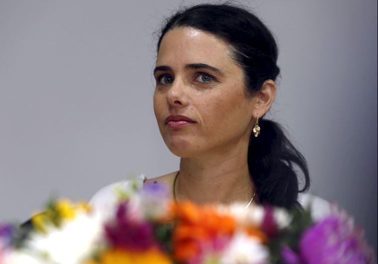 Justice Minister Ayelet Shaked