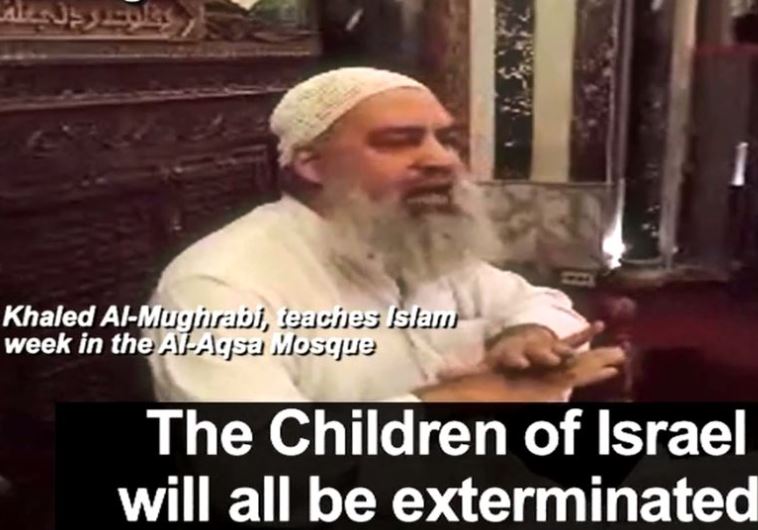 Al-Aqsa Mosque preacher- Jews will worship the Devil and then be exterminated by Muslims