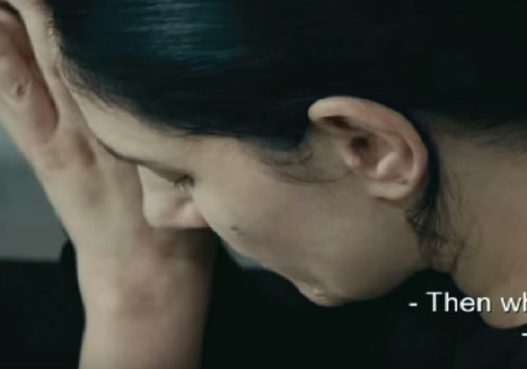 A scene from the movie ‘Gett: The Trial of Viviane Amsalem,’ whose portrait of ‘callous rabbis’ Krauss found painful – and true