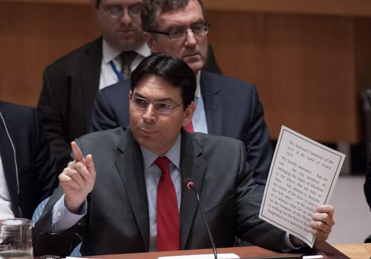 Danny Danon addressing the UN Security Council, October 22, 2015