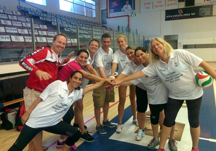 A match held at the Mamanet International Seminar in Eilat between international representatives and the Israeli league's management