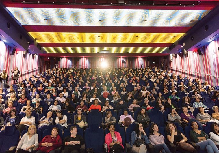 The crowd at Hadassah’s lectures on breast cancer.