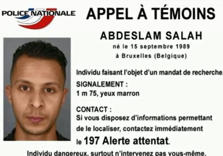 French police search for Salah Abdeslam, beleived to be involved in Paris terror attacks.