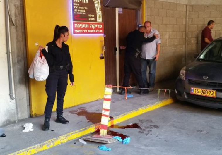 Scene of stabbing in South Tel Aviv