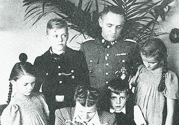 THE HÖSS family (from left to right) Ingebrigitt; Klaus; Rudolf’s wife Hedwig, holding Annegret; Rudolf Hoess, Hans- Rudolf (Rainer’s father); and Heidetraut.