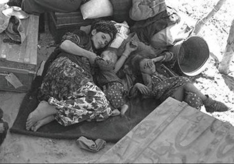 A PHOTO of displaced Iraqi Jews in 1951. The government hopes to give a voice to the story of the millions of Jewish refugees