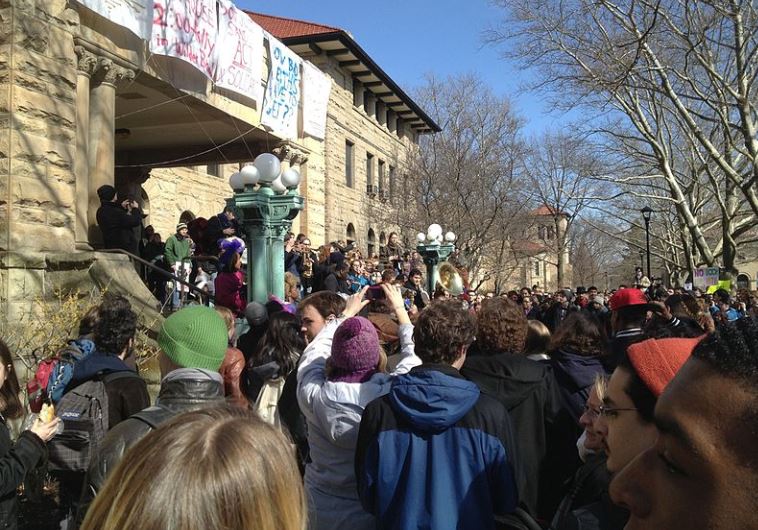 A protest at Oberlin college (archive)