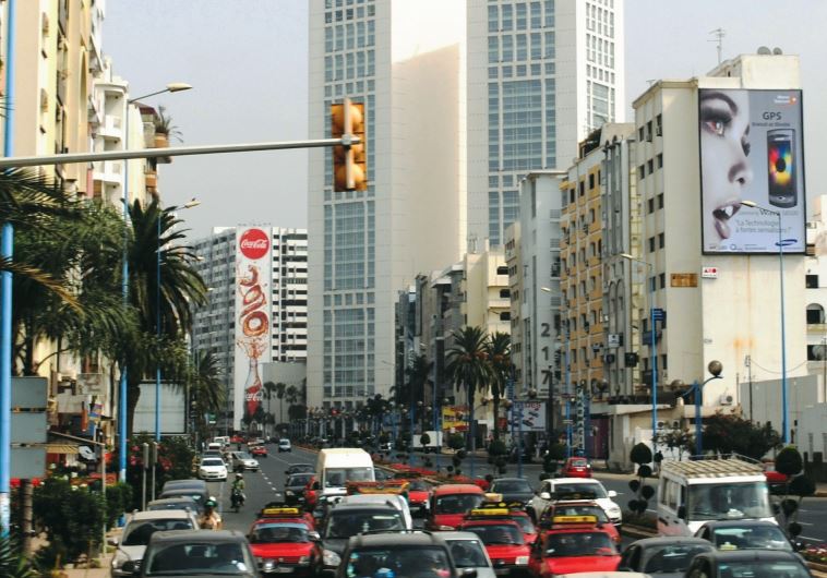A view of downtown Casablanca.