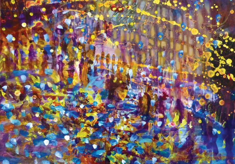 Painting by Yoram Raanan