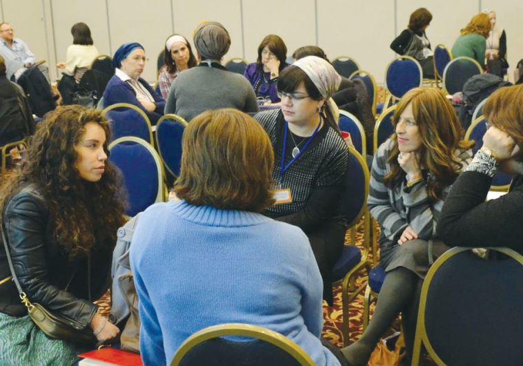 Participants at the second annual international conference organized by Tahel, the Crisis Center for Religious Women and Children
