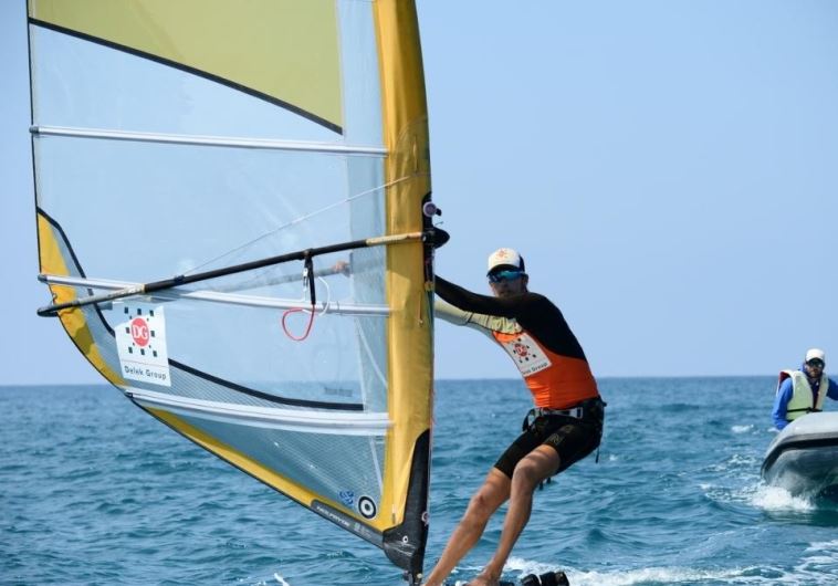 Israeli windsurfer Nimrod Mashiah