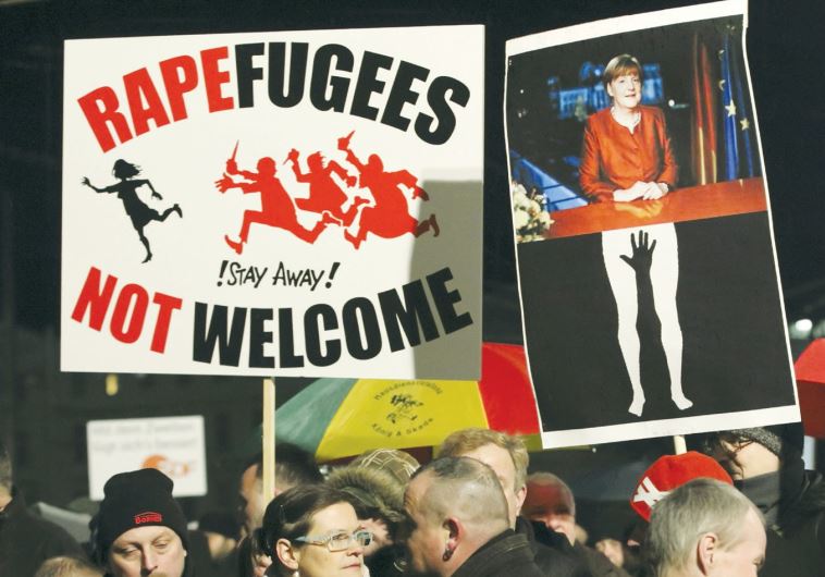 Tensions in Europe run high as citizens protest for or against allowing refugees into their countries