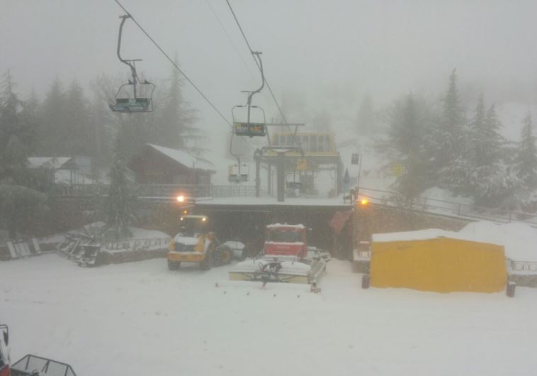 Mount Hermon ski resort, January 24, 2015